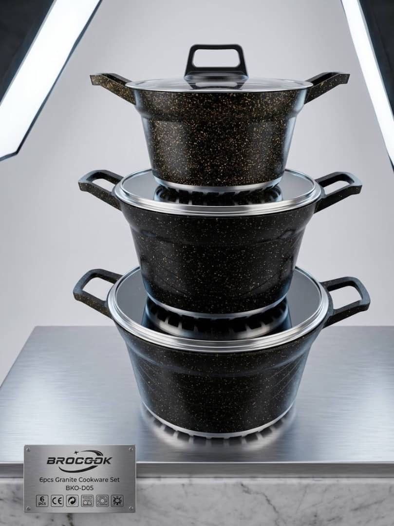 Brocook 6pcs cookware set