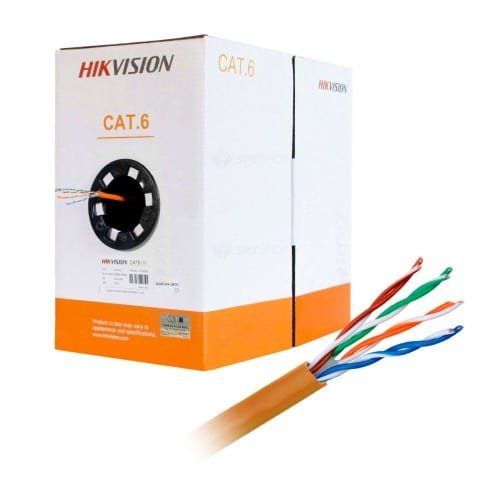 HIK-VISION Cat 6 Pure Copper Cctv Networking Cable - 305m