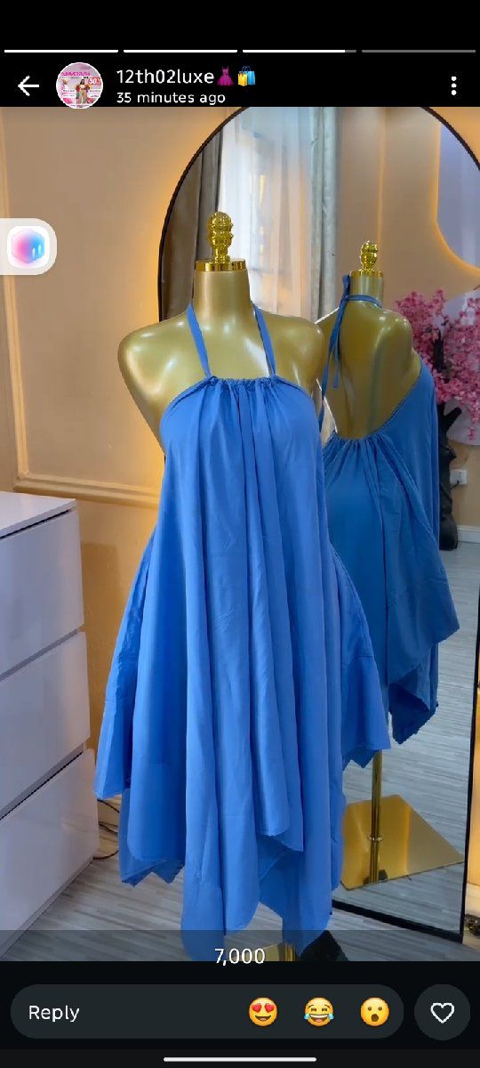 Luxury show back gown 💯