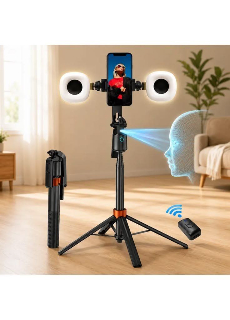 Q13 Ai tripod with double lights