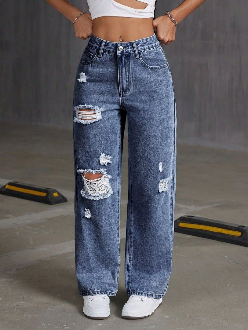 Female thrift jean