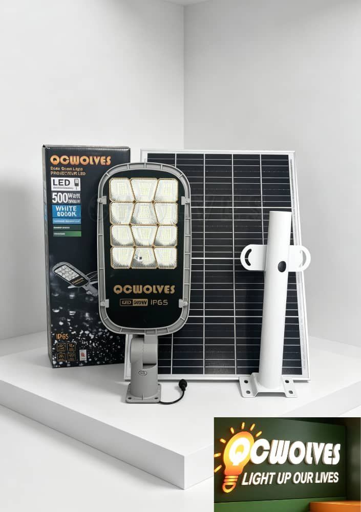 500W OC-WOLVES LED Solar Street Light with Panel