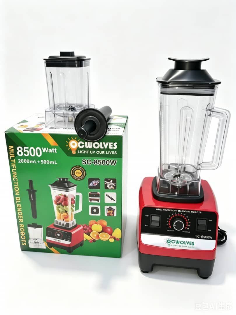 OC Wolves 8500W Multifunction Blender – 200ml + 500ml