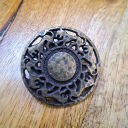 handle Panthères Laiton