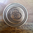 handle Eon's - Triskel & Lune (Laiton)