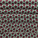 Paracord Mint & Burgundy (Diamonds)