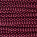 Paracord Imperial Red & Black (Diamonds)