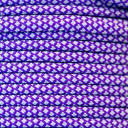 Paracord Silver & Acid Purple (Diamonds)