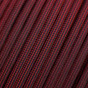 Paracord Imperial Red & Black (Stripes)
