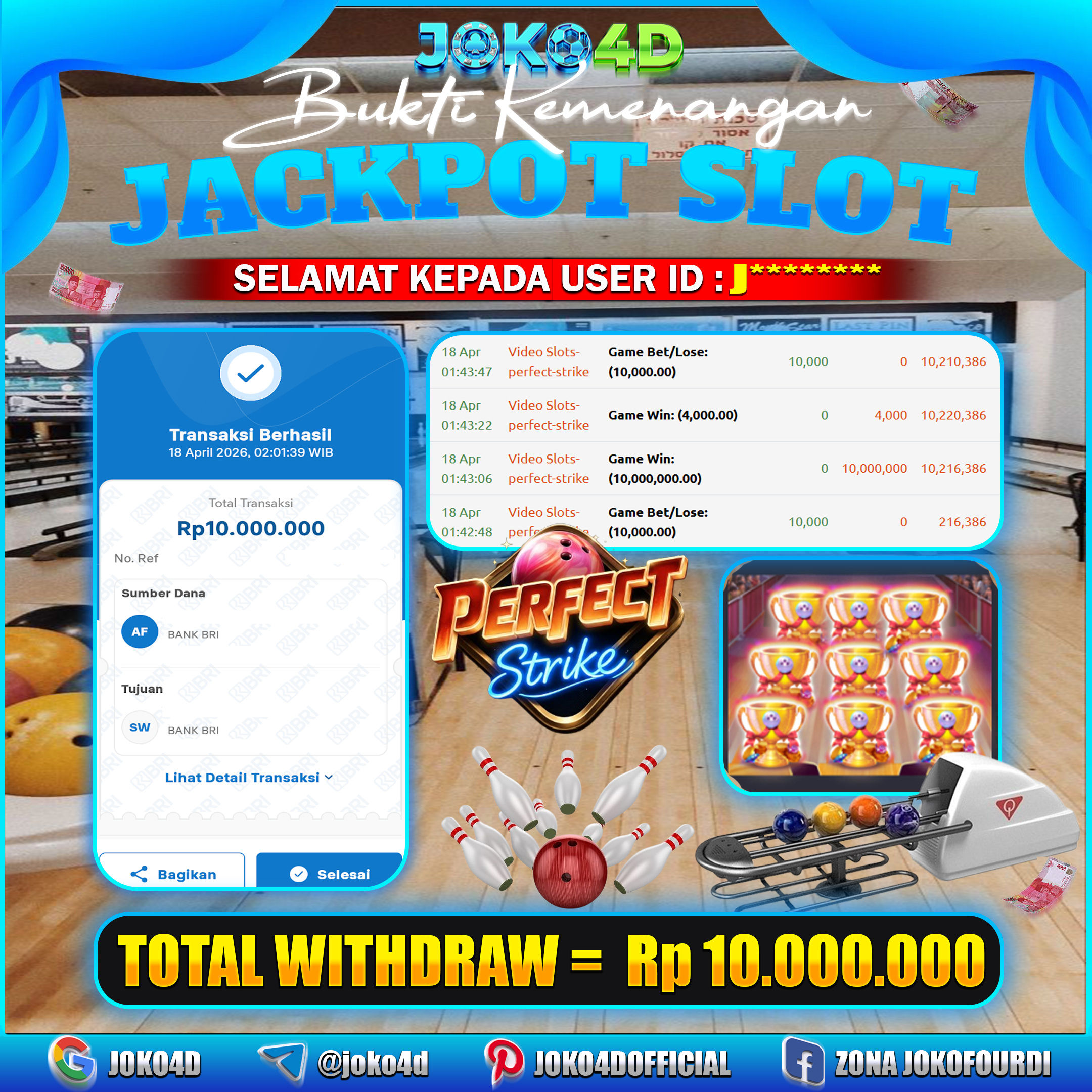 BUKTI KEMENANGAN 2026 DI GAMES PERFECT STRIKE