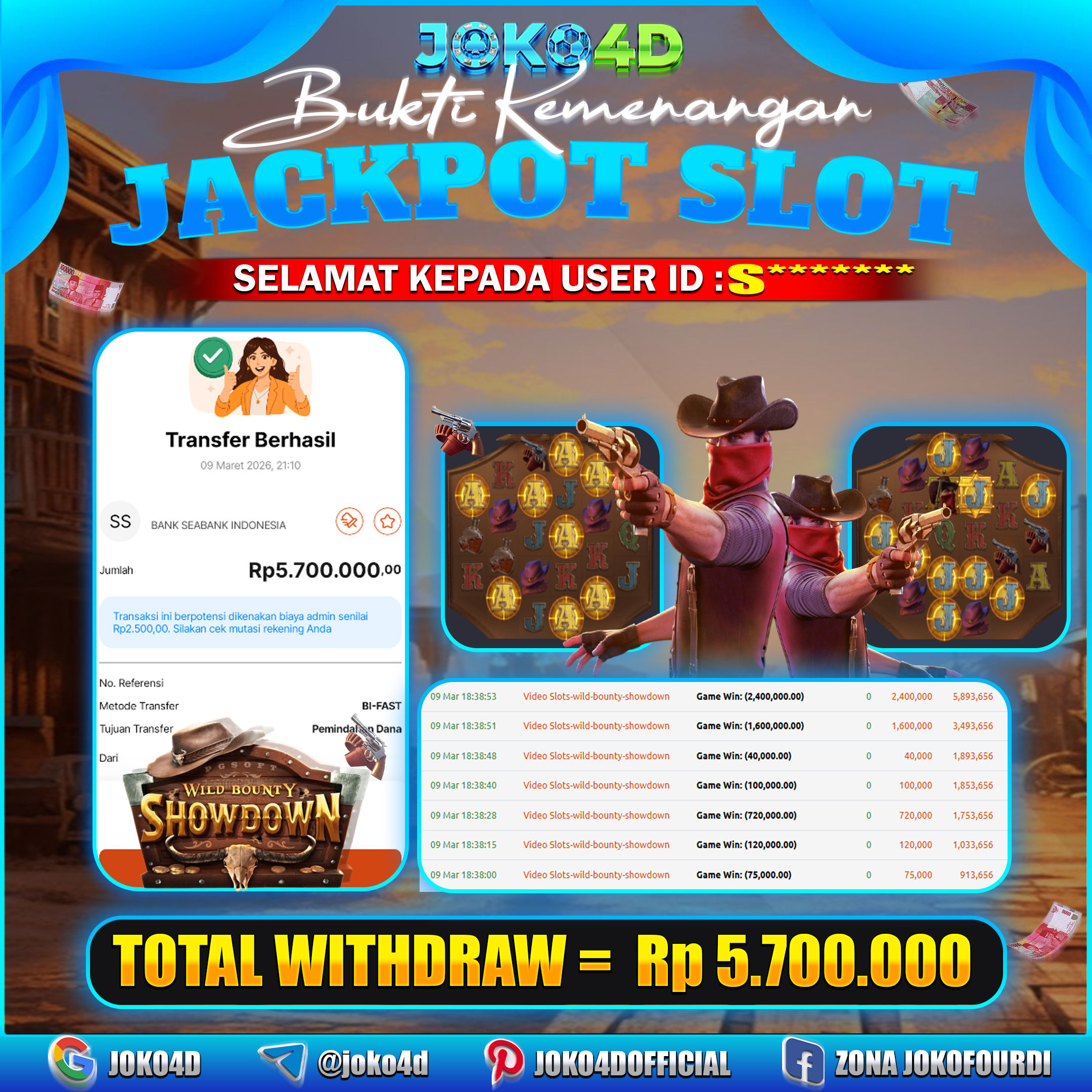 BUKTI KEMENANGAN 2026 DI GAMES WILD BOUNTY SHOWDOWN