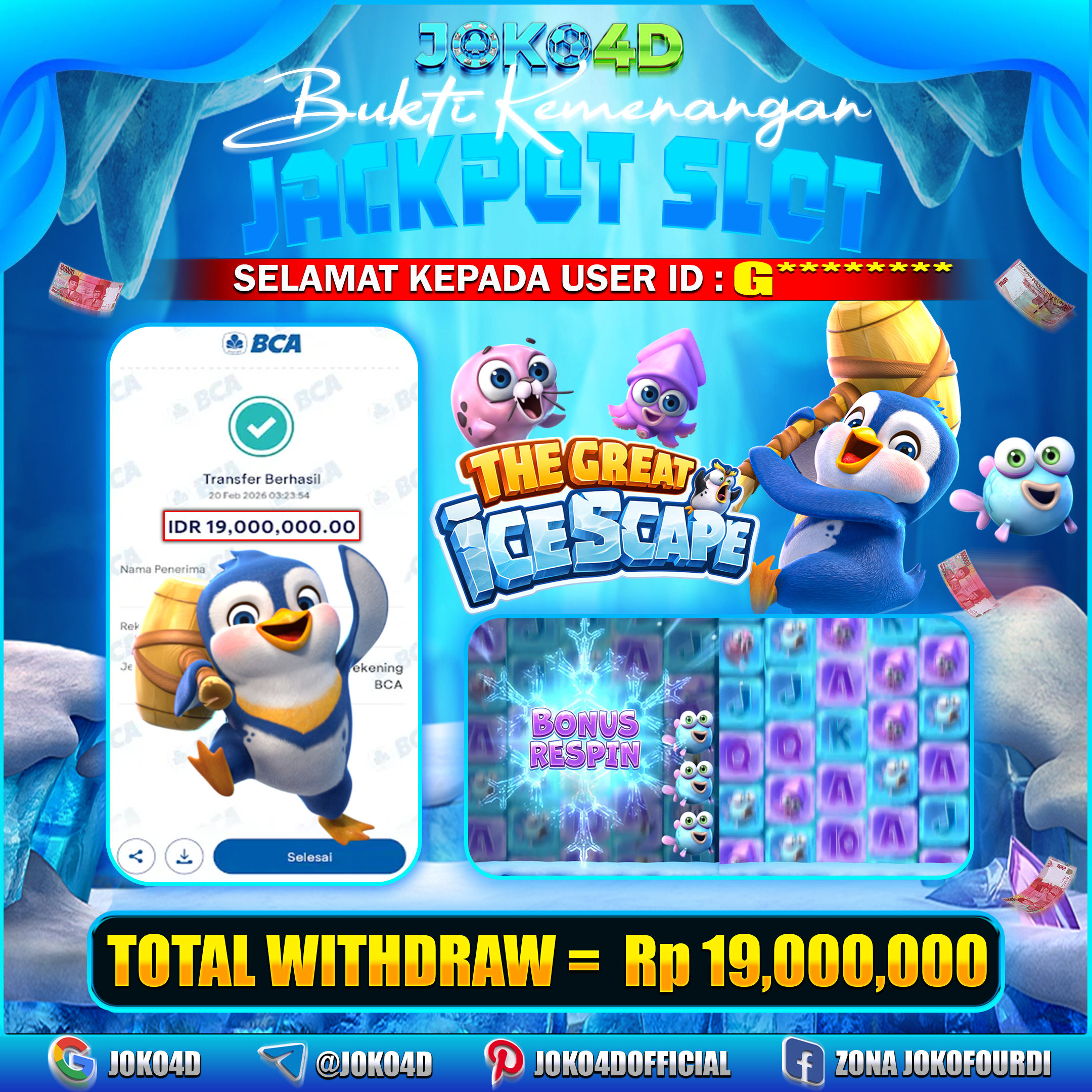 BUKTI KEMENANGAN 2026 DI GAME THE GREAT ICESCAPE