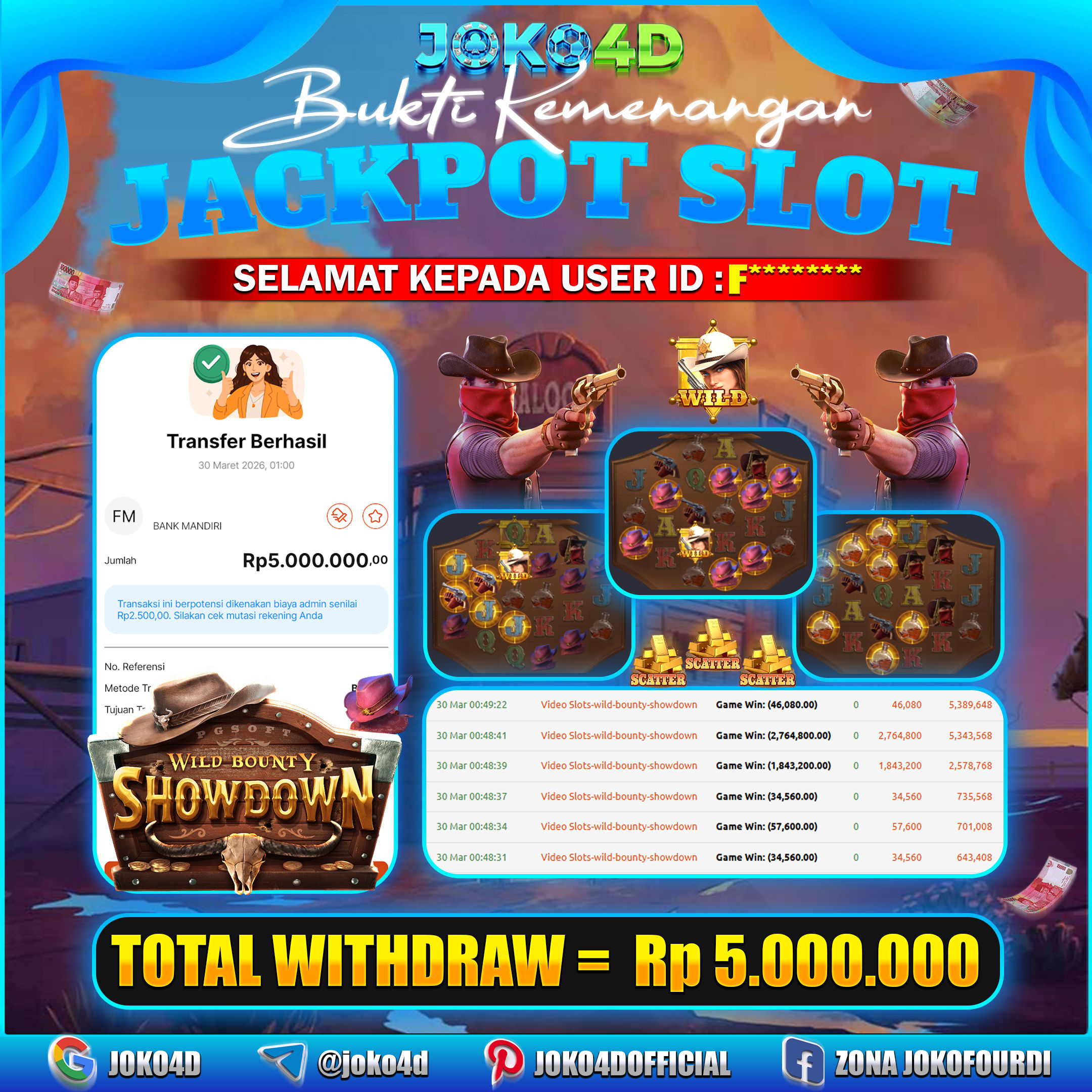 BUKTI KEMENANGAN 2026 DI GAMES WILD BOUNTY SHOWDOWN