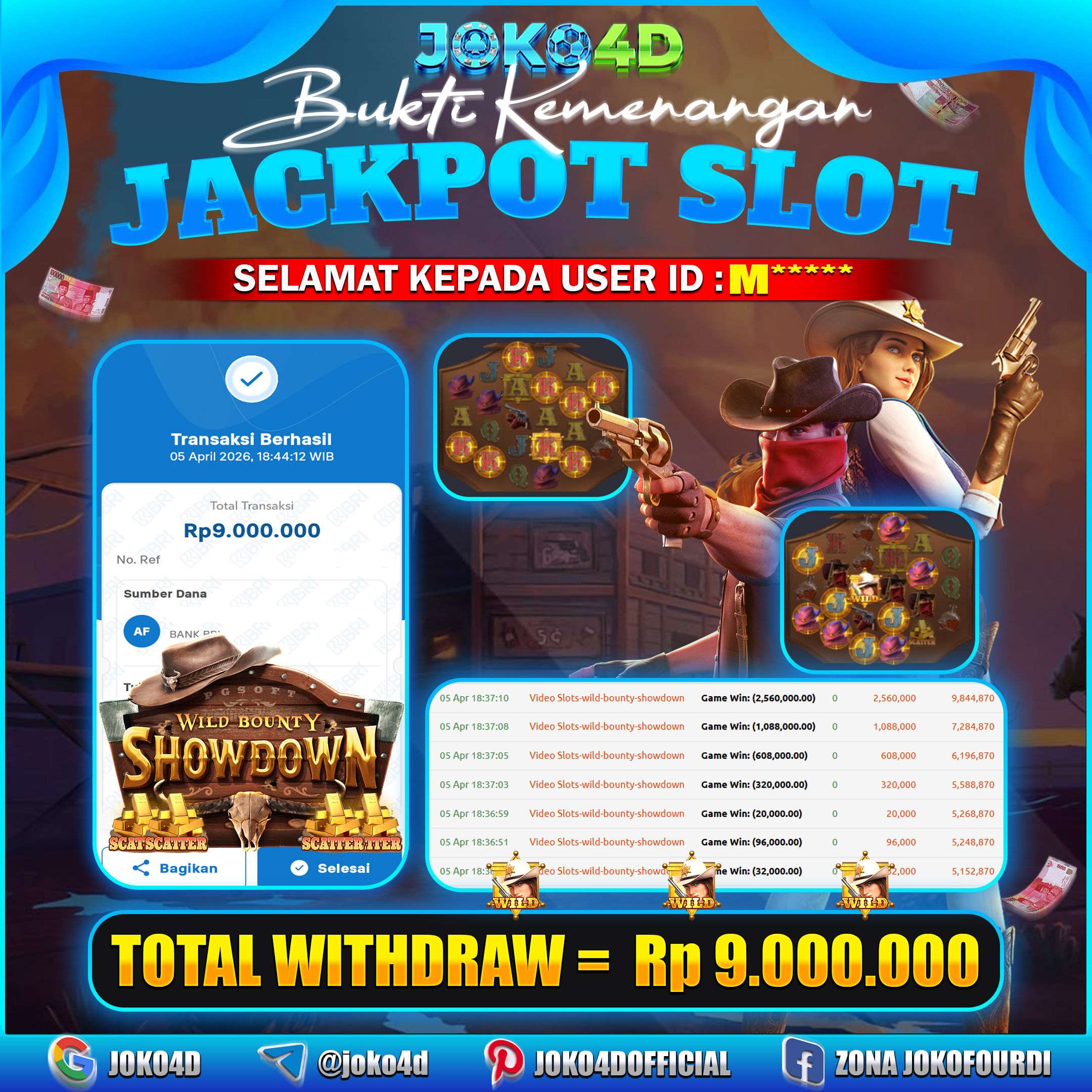 BUKTI KEMENANGAN 2026 DI GAMES WILD BOUNTY SHOWDOWN
