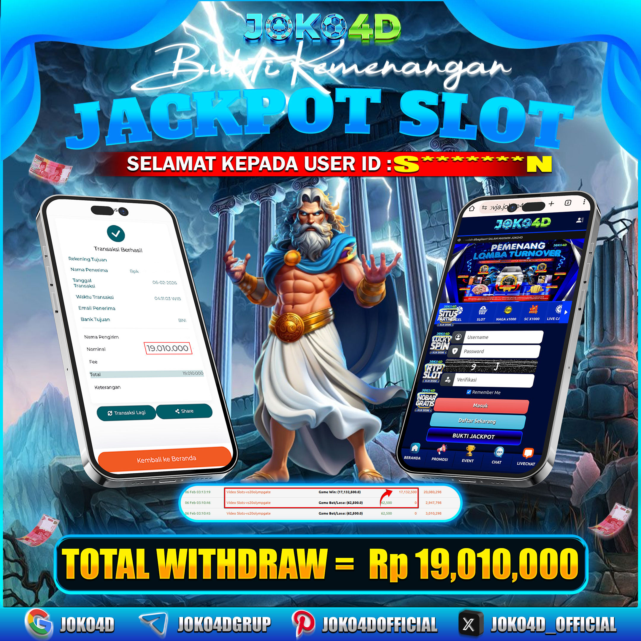 BUKTI KEMENANGAN 2026 DI GAME GACORRRR GATE OF OLYMPUS