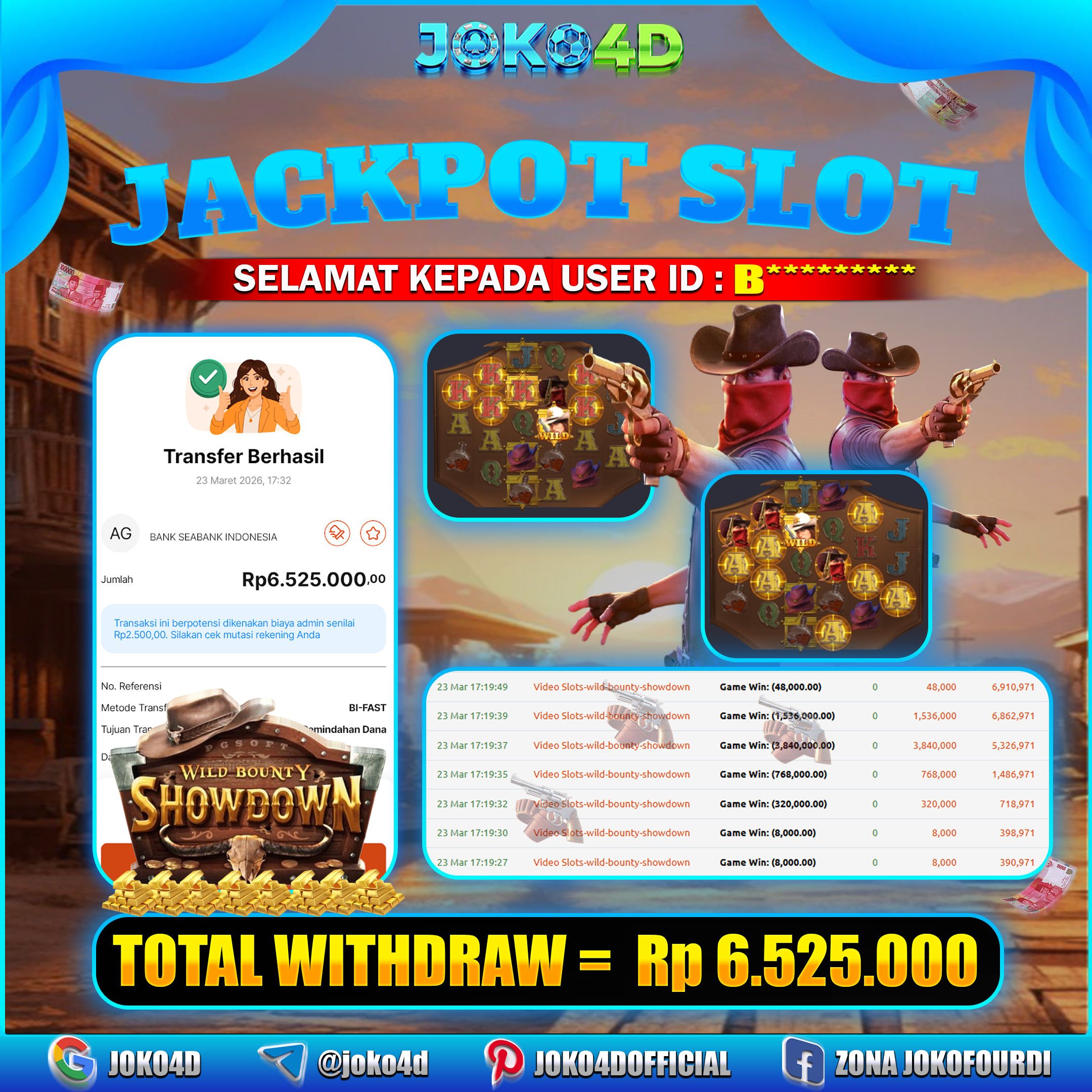 BUKTI KEMENANGAN 2026 DI GAMES WILD BOUNTY SHOWDOWN