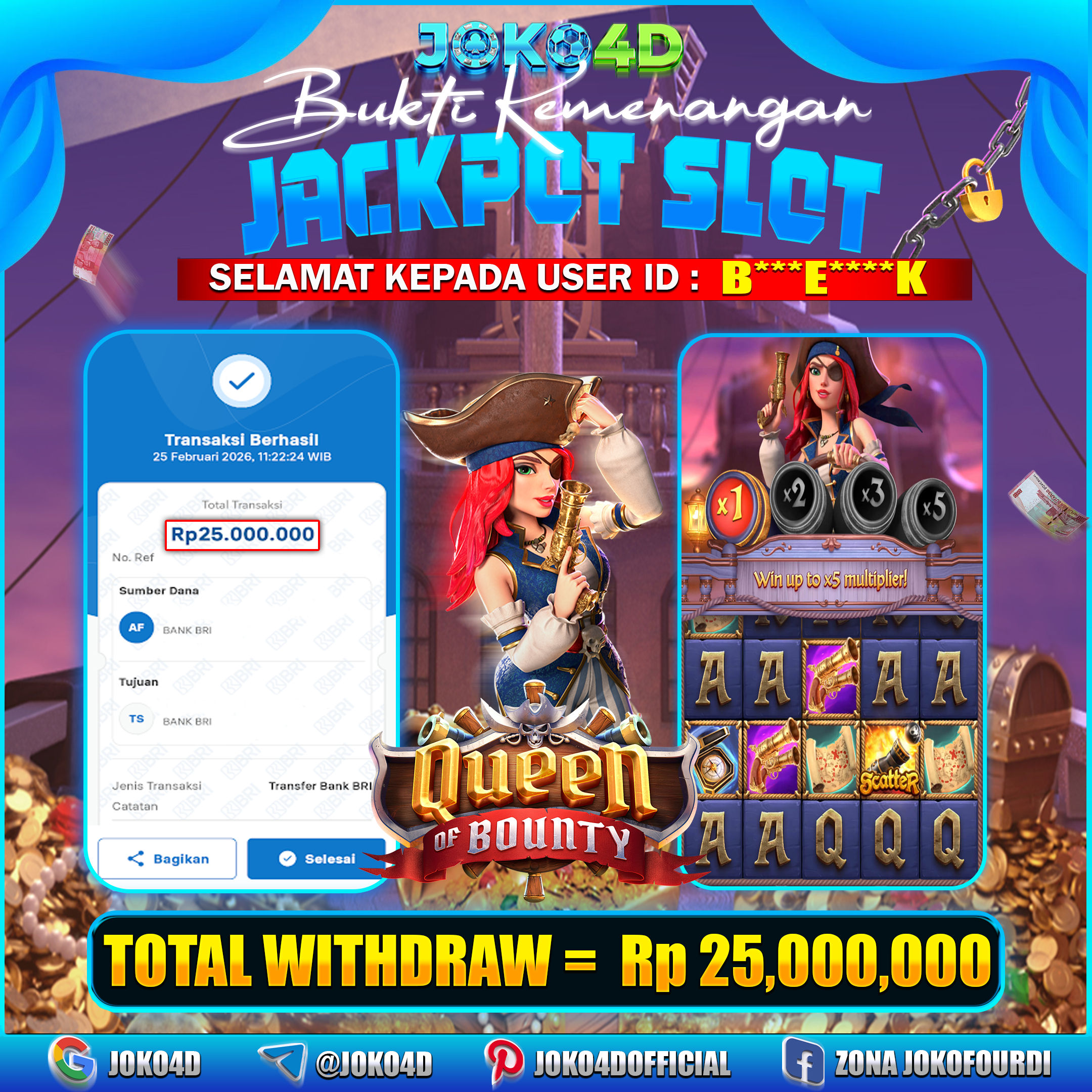 BUKTI KEMENANGAN 2026 DI GAME QUEEN OF BOUNTY