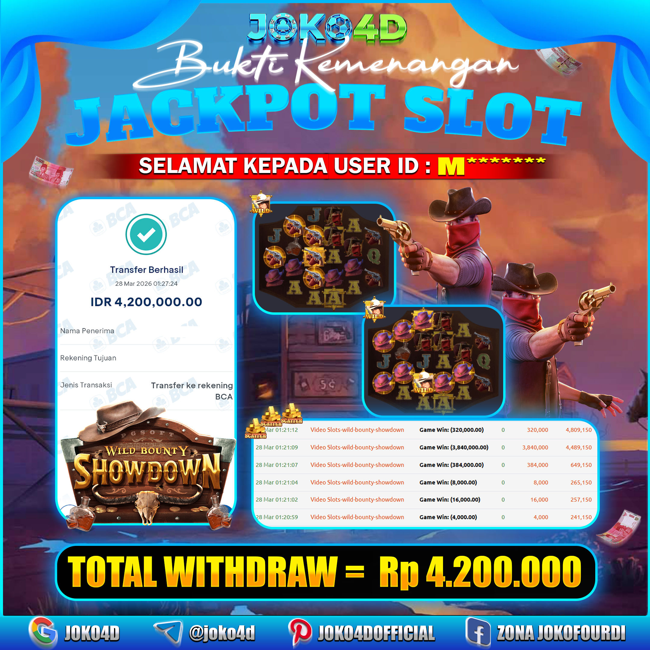 BUKTI KEMENANGAN 2026 DI GAMES WILD BOUNTY SHOWDOWN