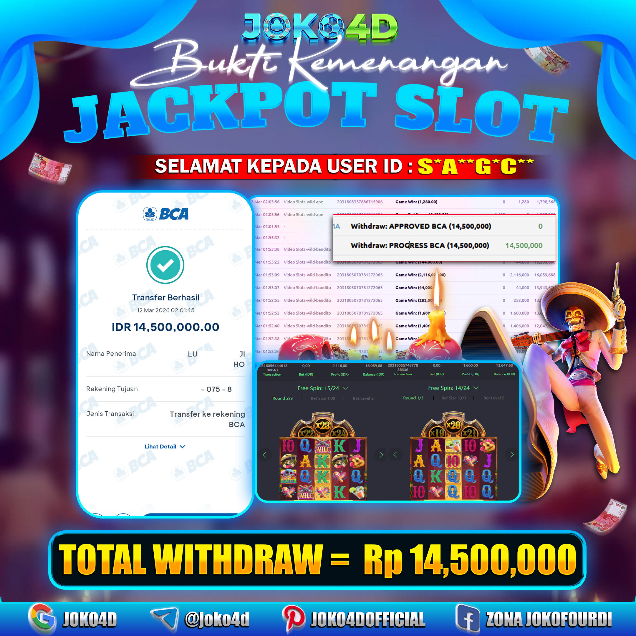 BUKTI KEMENANGAN 2026 DI GAMES WILD BANDITO
