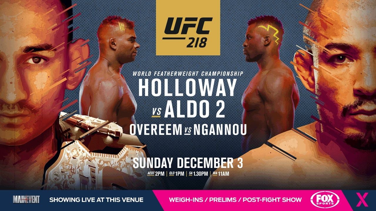 UFC 218: Holloway vs. Aldo 2