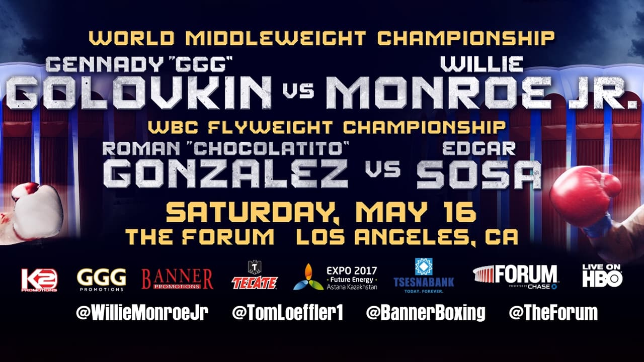 Gennady Golovkin vs. Willie Monroe Jr