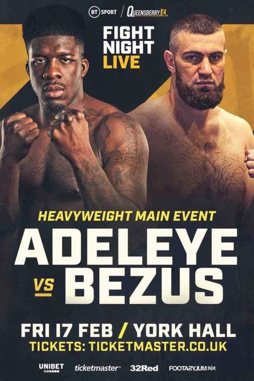 David Adeleye vs. Dmytro Bezus