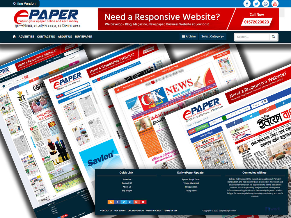 ePaper CMS Cloud – Advanced Software for Publishing Digital Newspapers & Magazines