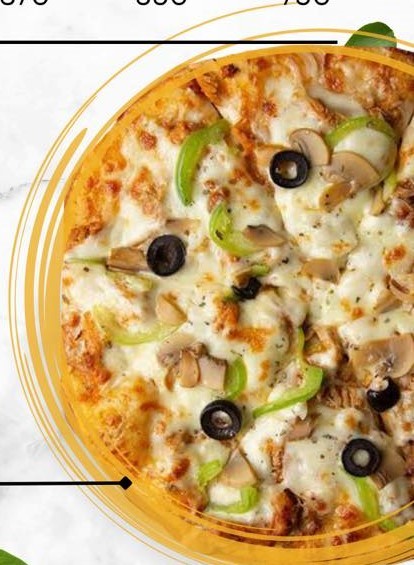 MUSHROOM PIZZA 8''