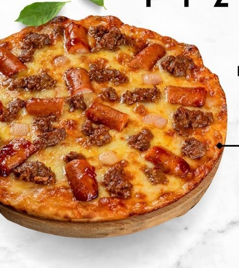 BEEF SAUSAGE PIZZA 10''