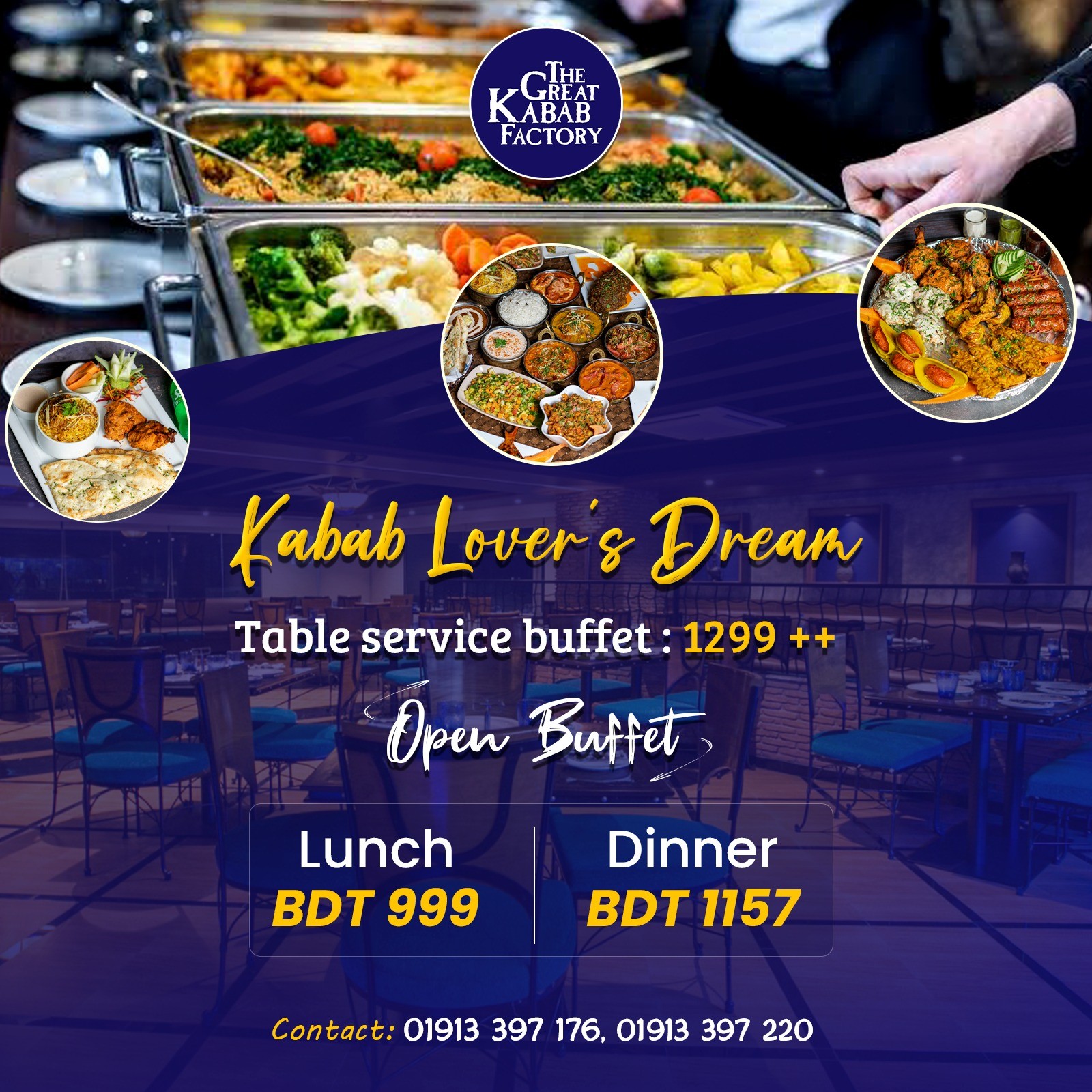 Buffet Dinner Menu 106 + Items