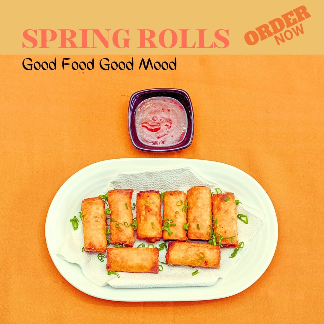 Chicken Spring Rolls 6 pcs