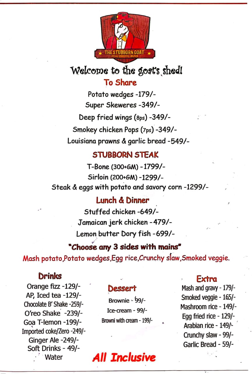Lunch & Dinner Menu