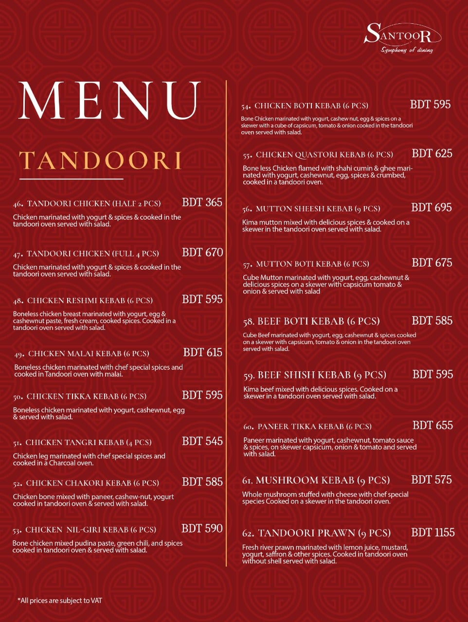 Menu 10
