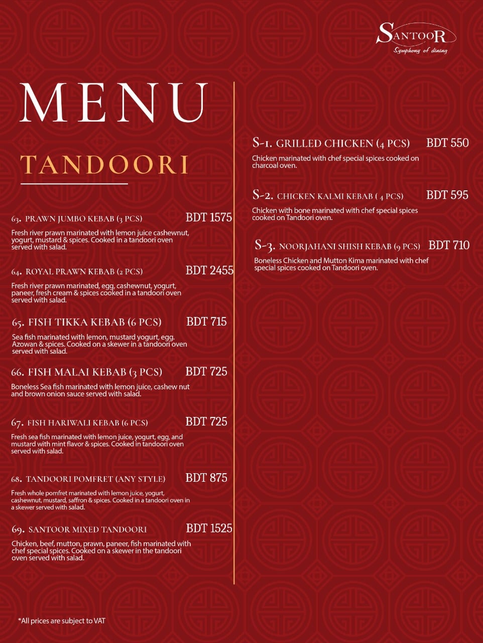 Menu 12