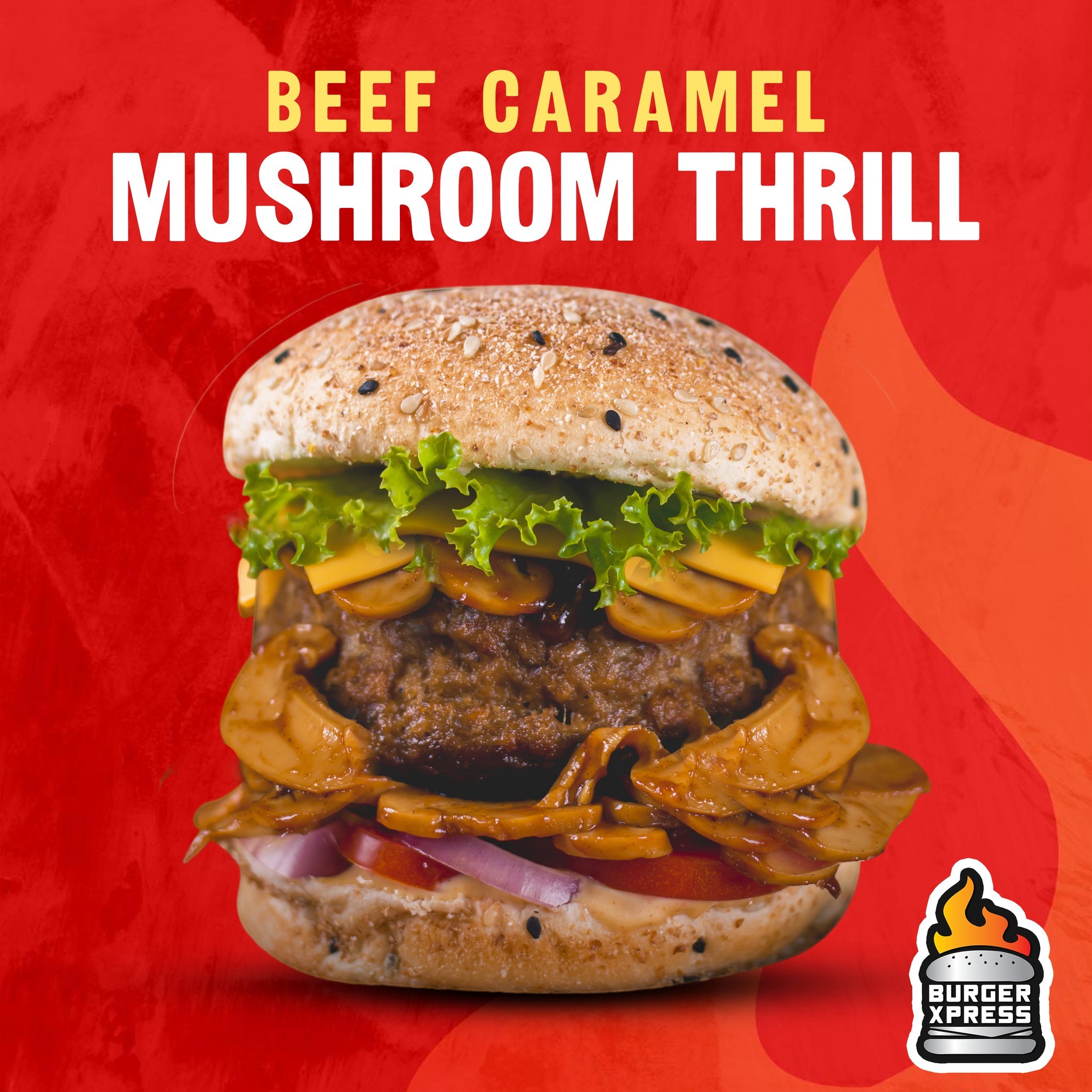 BEEF CARAMEL MUSHROOM THRILL
