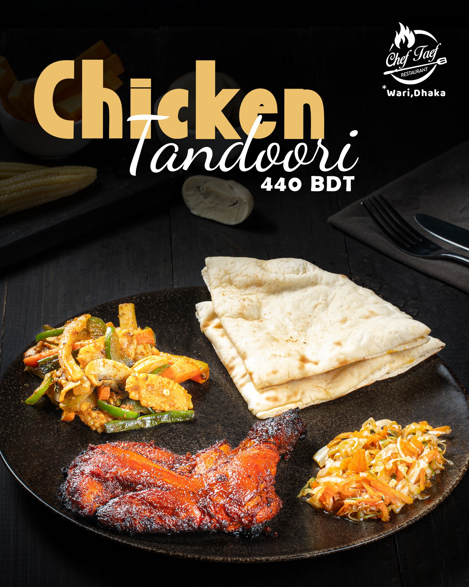CHICKEN TANDOORI