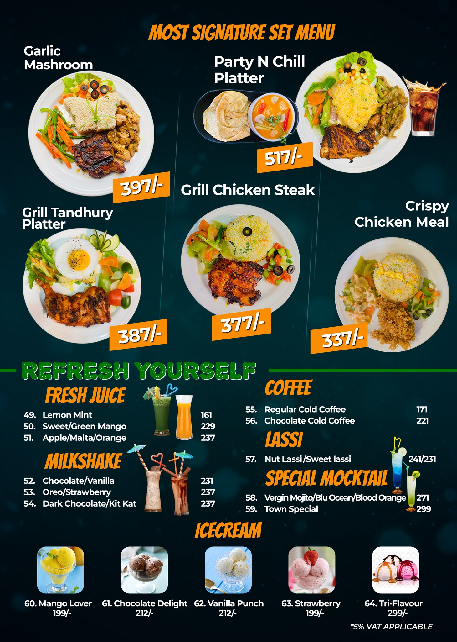 Rice Menu