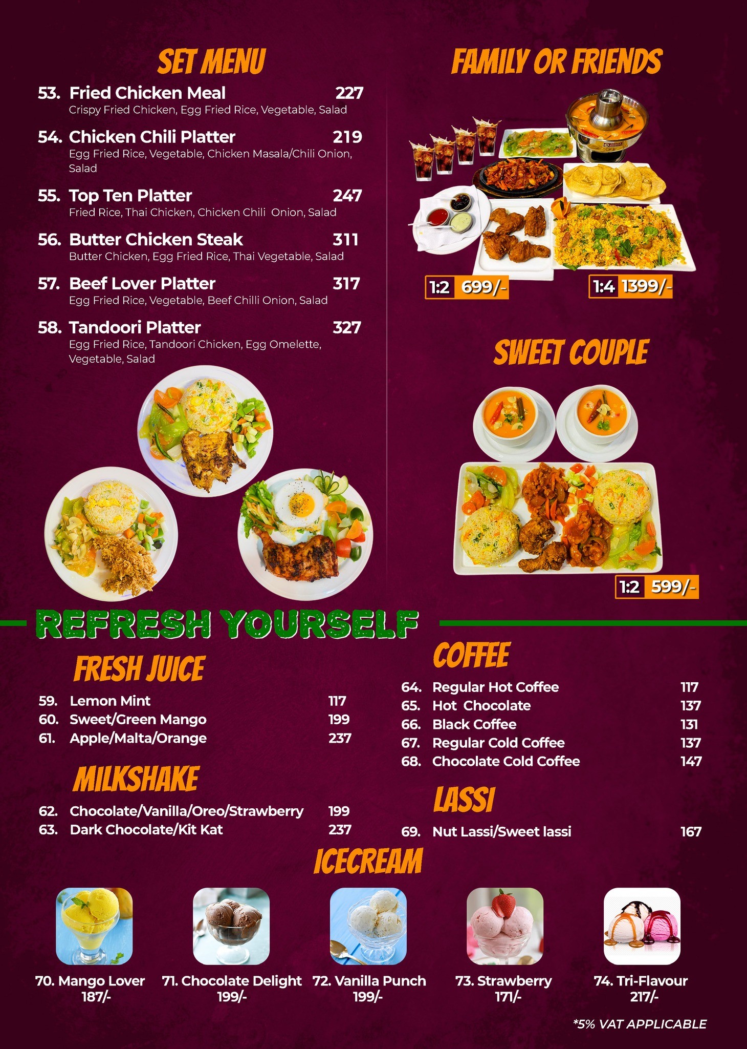 Set Menu