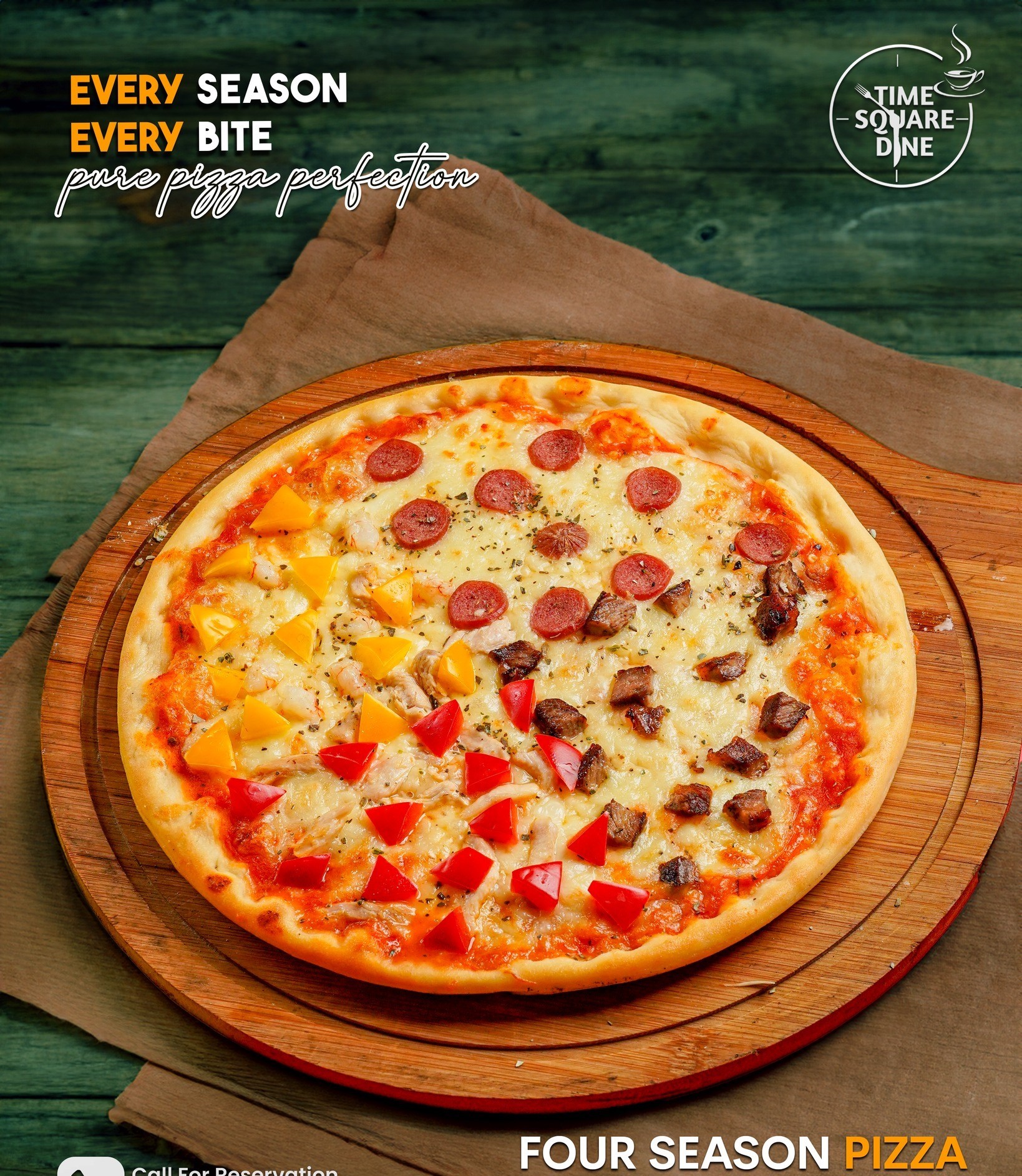 Four Seasons Pizza (Medium)