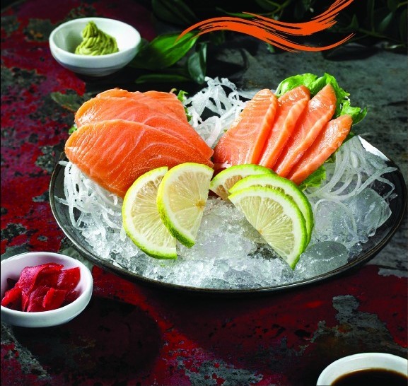 Salmon Sashimi 5 pcs