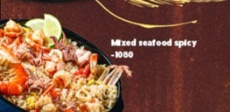 Mixed seafood spicy