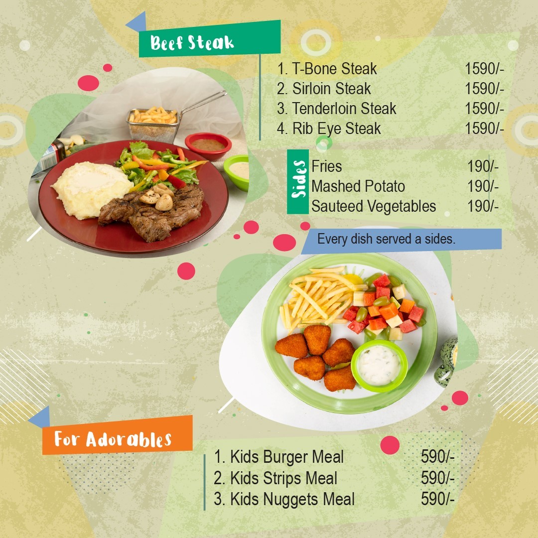 Continental Menu