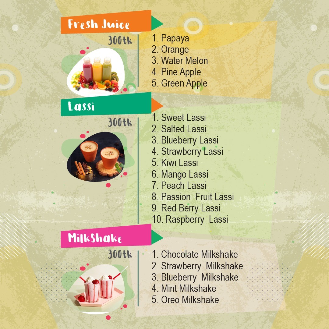 Drinks Menu