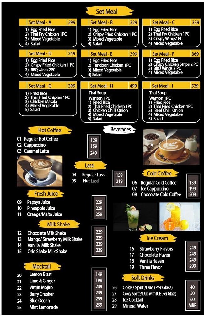 Set Menu