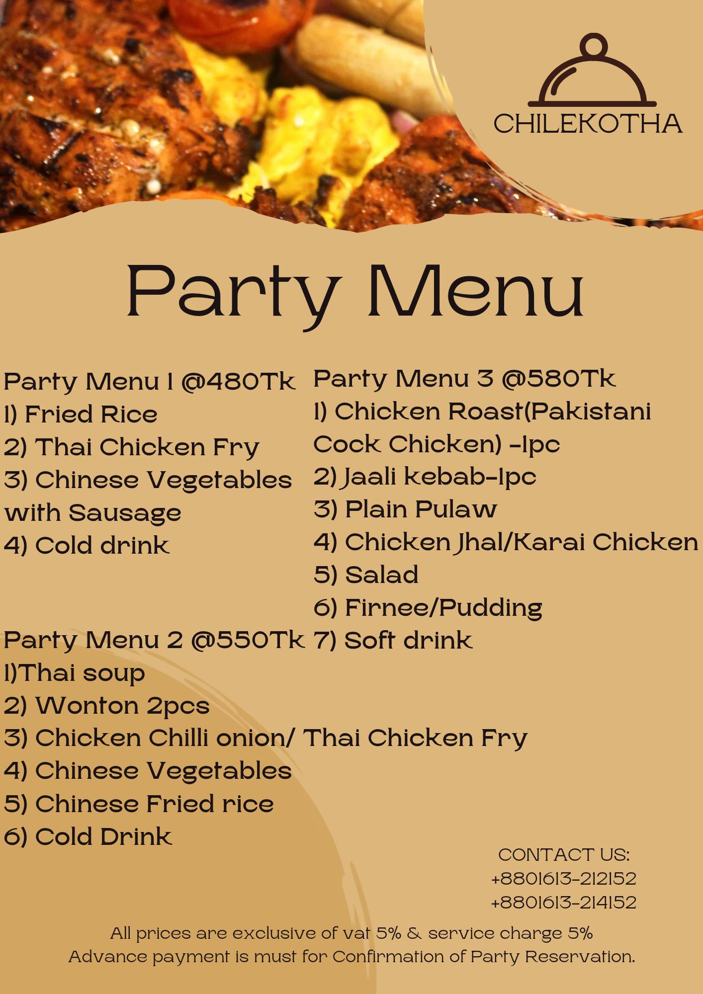 Party Menu
