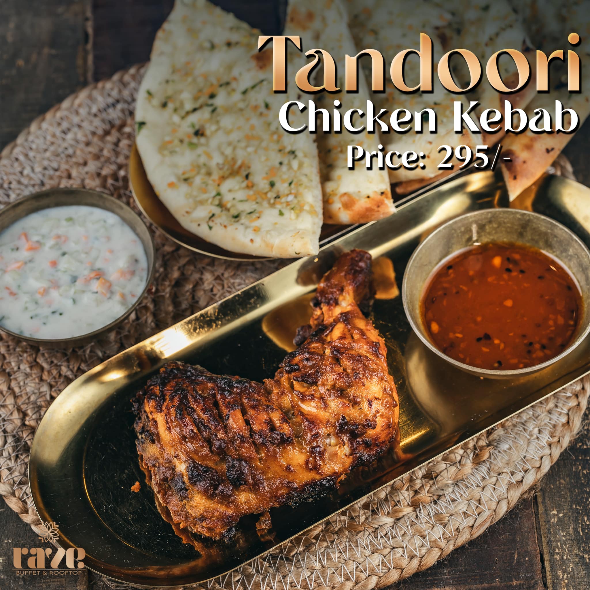 Tandoori Chicken Kebab (1/4)