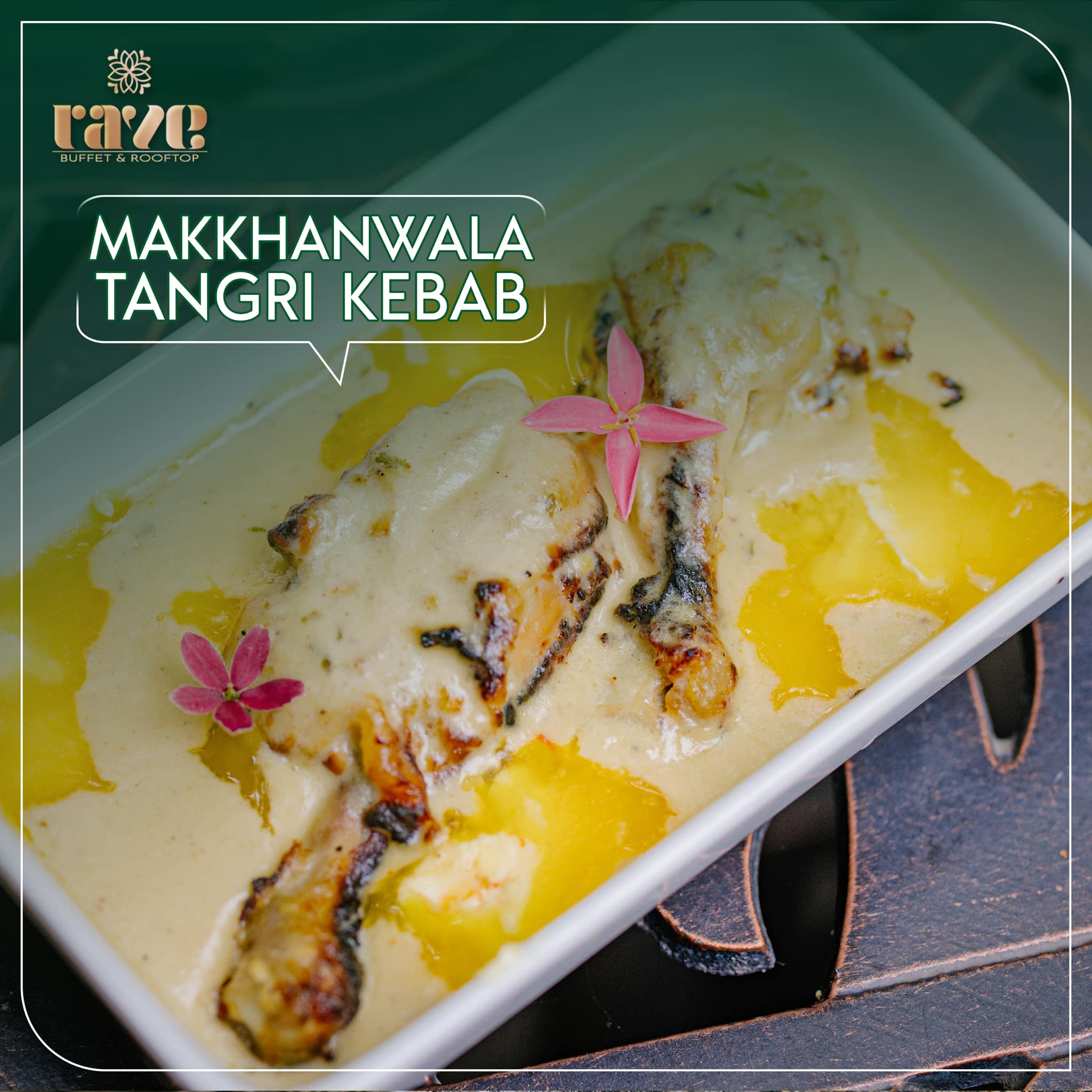 Makkhanwala Tangri Kebab (2pcs) 