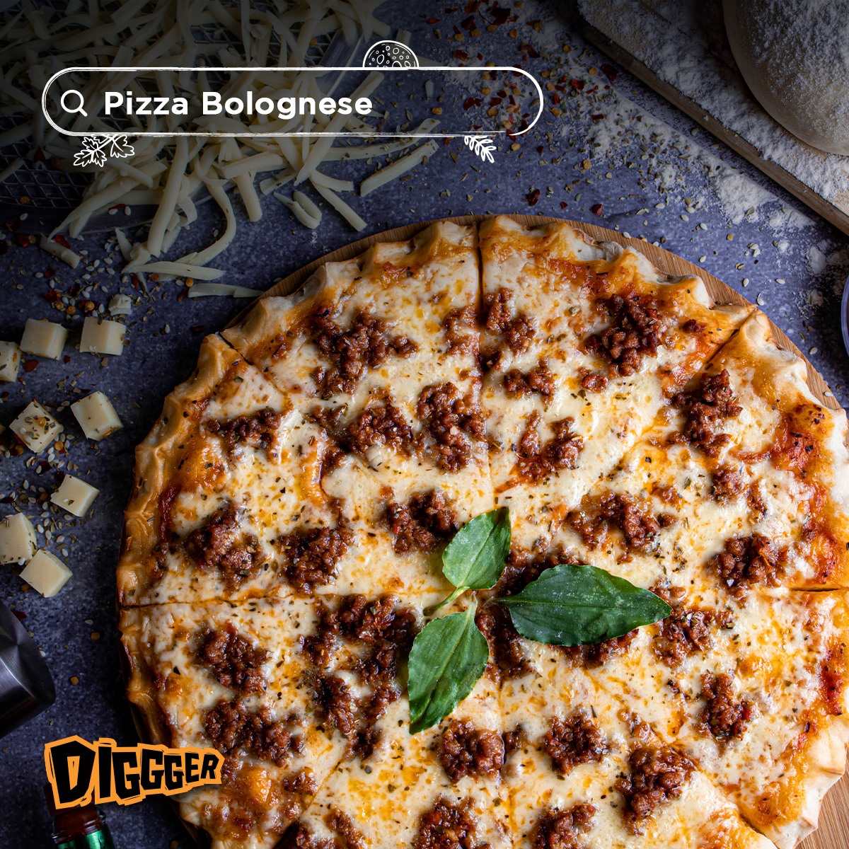 PIZZA BOLOGNESE