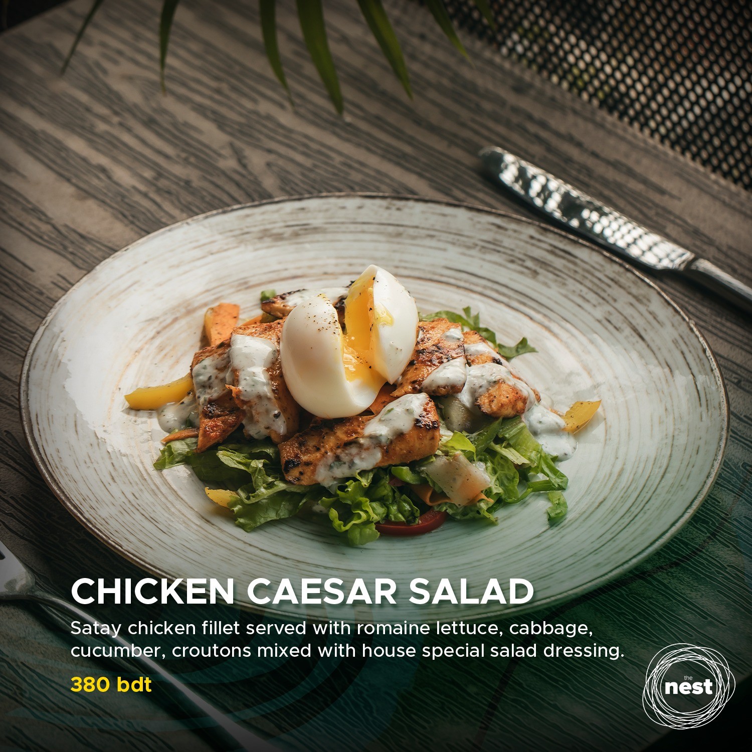 CHICKEN CAESAR SALAD