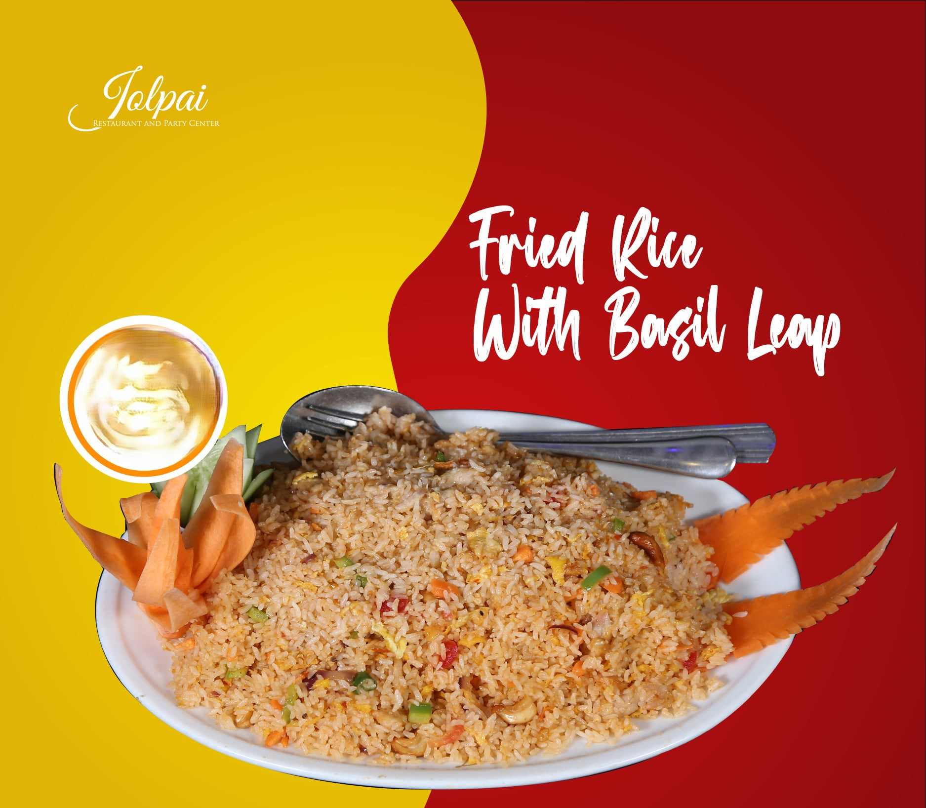 Mixed Fried Rice with Basil Leap 1:3